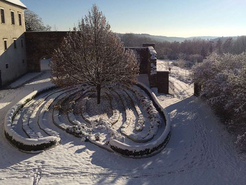 Kloster Pernegg Herzform-Garten