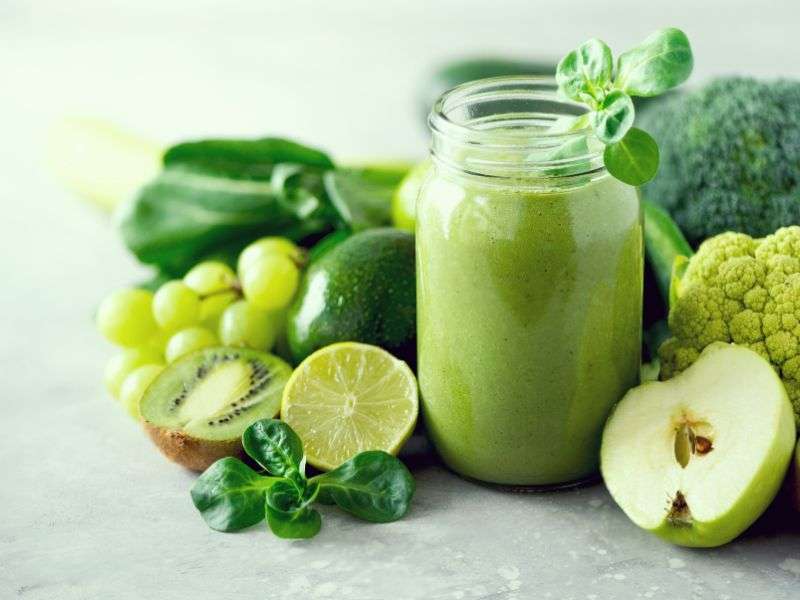 Gesunder grüner Smoothie