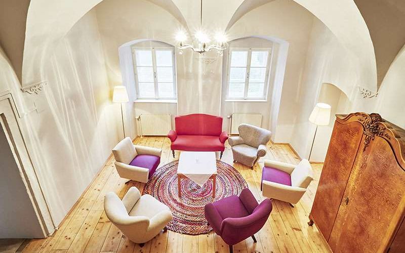 Kloster Pernegg Haus Rosalia Teezimmer